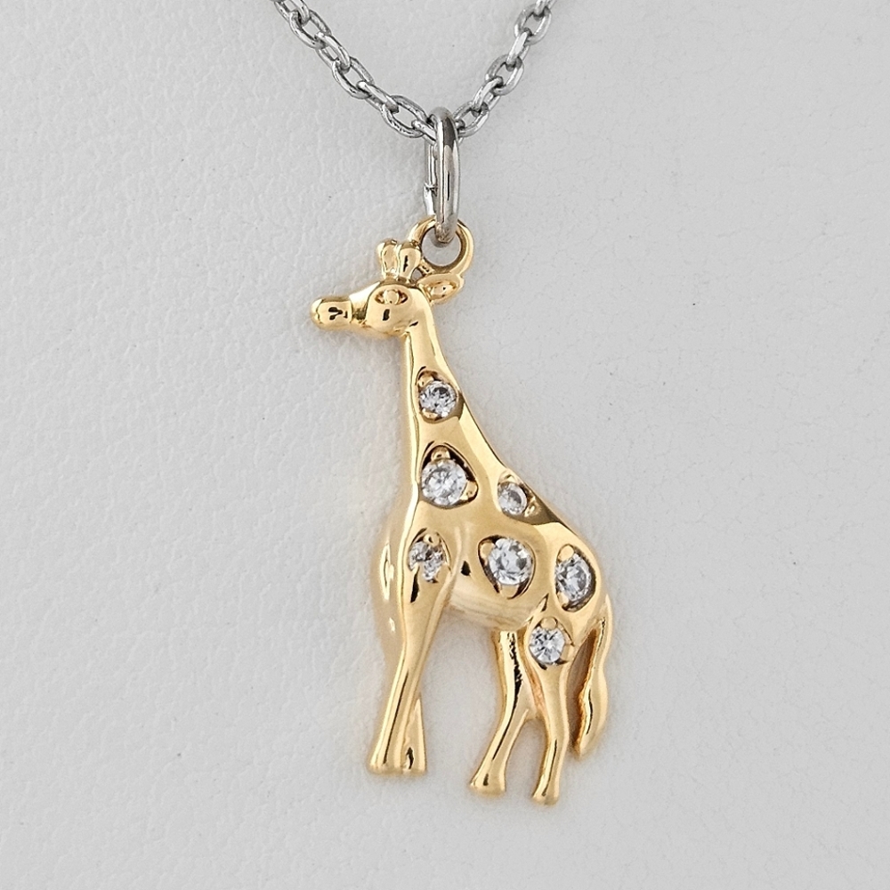 Giraffe Necklace, Charmed Aroma Giraffe Collection